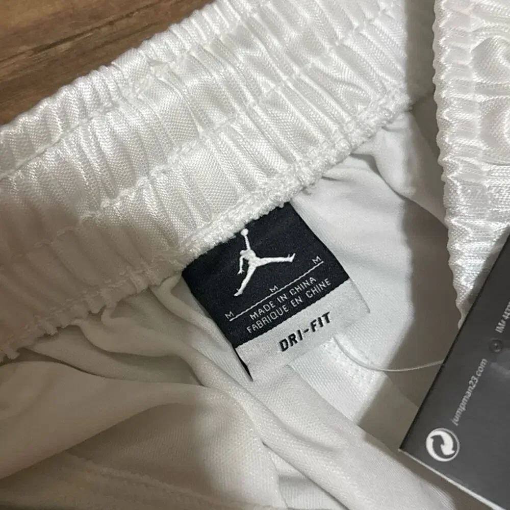 2011 Air Jordan 11 Concord Silky Dazzle White Black 395417-101 Shiny Shorts